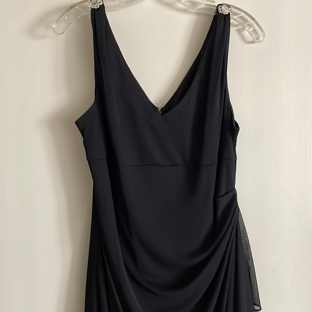 Classic Alex evenings beautiful long black dress size 12